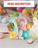$5  Easter Gnomes Decor - Resin & Bunny Ears