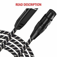 $14  USB C to XLR Audio Cable  6.6FT for iPhone 15