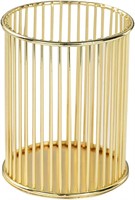 $6  Gold Metal Pen Holder for Desk  Brushes Cup