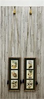 Framed Humming Bird Art & Picture Rail Hangers