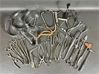 Assorted Stainless Steel Medical Instruments