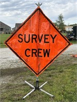7 Survey Crew/Men Working Signs