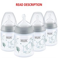 $19  NUK 5oz Baby Bottle  4 Pack  Elephant