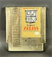 Nintendo Legend Of Zelda Gold Cartridge Game