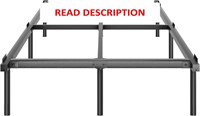 $57  JOM Queen Metal Bed Frame - 14' Black