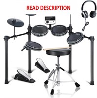 $280  Electric Drum Set for Kids  Black FED200