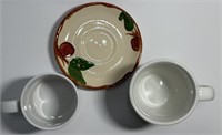 Vintage Franciscan 6 inch Saucers And Other Mugs!