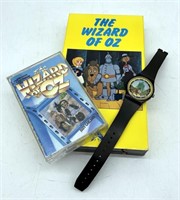 Wizard of Oz VHS Tape, Cassette Tape & Wrist Watch