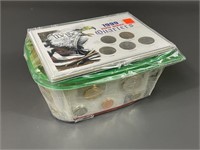 Green Top Box With Misc Coins