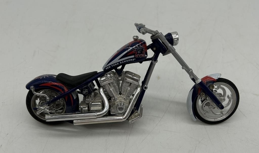 New York Rangers Die-Cast Motorcycle NHL Limited E
