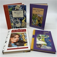 (4) Wizard of Oz Books 1 w Cds 1978-2008