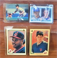 (4) Early 90s Era Baseball Cards Stars & Rookies K