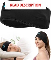 $10  Bluetooth Sleep Headphones  Band  Darkblack