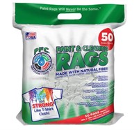 13.6 in. W x 12 in. L Natural Fiber Painter's Rags