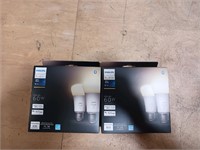 Lot of 2 Philips Hue White 10W 2 Pack