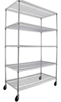 48 x 24 x 76, 4000 LBS, Commercial Metal Shelves