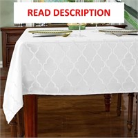 $25  SASTYBALE Tablecloth  White  60x102
