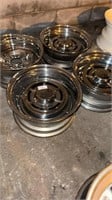 Corvette Set of 4 Rims with one missing center