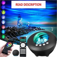 $36  Star Projector with Smart APP  Black. 10x8x6.