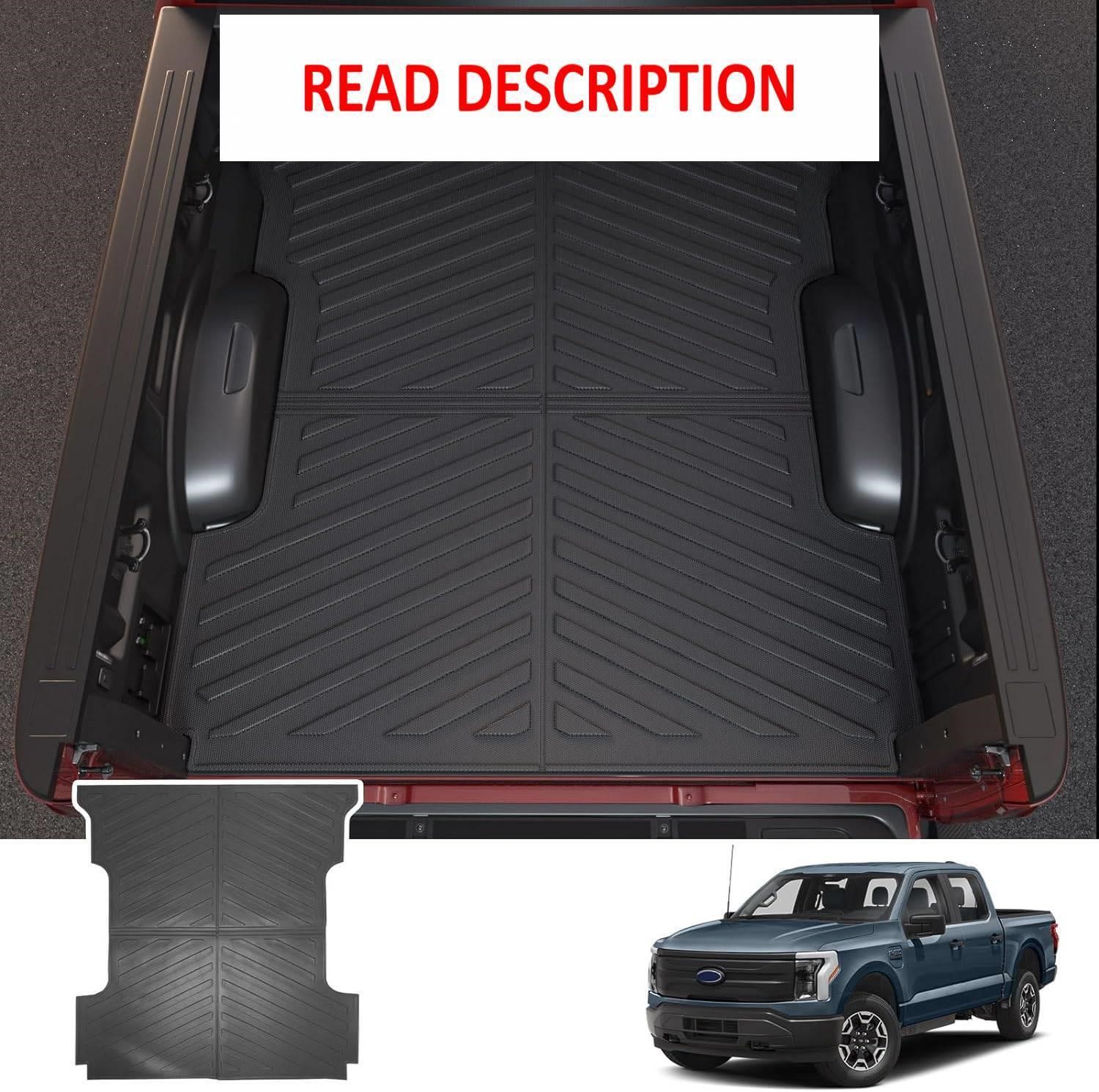 $94  2015-24 Ford F150 TPE 6.5FT Truck Bed Mat