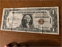 RED SEAL HAWAII DOLLAR SILVER CERTIFICATE