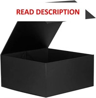 $105  Black Gift Boxes 10x10x5  Pack of 16