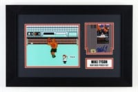 Autographed Mike Tyson Framed Display