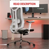 $310  High Back Office Chair  3D Adjust  Grey