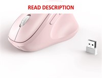 $15  Micropack Ergonomic Wireless Mouse Pink