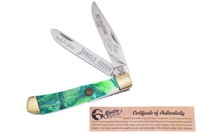 Michael Prater Jungle Green Trapper Knife