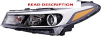 $130  Kia Forte 2017-18 Left Headlight  DOT SAE OE