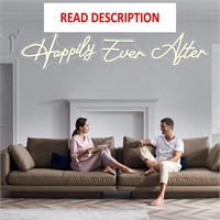$150  Neon Sign Happily Ever After LED  67x37cm