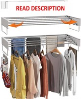 $36  Retractable Rack  Wall Mounted  31.5 INCH