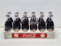 1960's Coca-Cola 12 Pack Carrier with Bottles