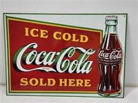 1989 Coca-Cola Bottle Sign