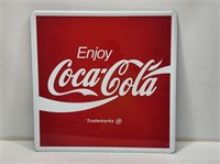 Embossed Coca-Cola Metal Sign