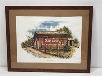 1977 Ray Day "Coca-Cola Country" Framed Print