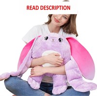 $34  Bunny Weighted Toy  Purple