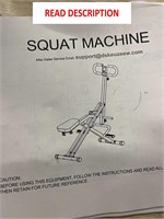 Squat machine
