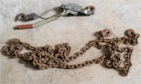 Large Chain 20' W/ Come A Long