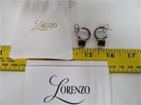 Lorenzo Earring Set, Sterling w/18k & Gemstones