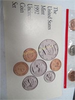 1992 Mint Uncirculated Coin Set, Philly & Denver