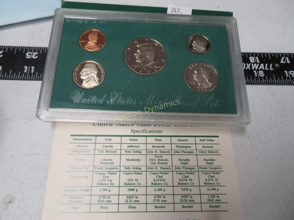 1964 Mint Proof Coin Set