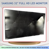 SAMSUNG 32" FULL HD LED MONITOR (AS IS)