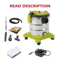 $157  24V iON+ Cordless Vacuum Kit  5.2 Gal.