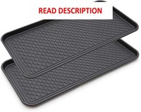 $60  2pk Boot Tray 30x15x1.2in - For Indoor/Outdoo