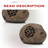 $252  Waterproof Bluetooth Solar Rock Speakers