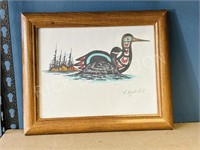 Pen & Ink framed print by Eaglechild