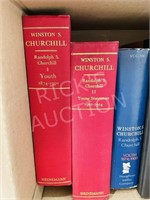 18 hardcover books - Winston Churchill