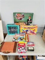 8 various board games